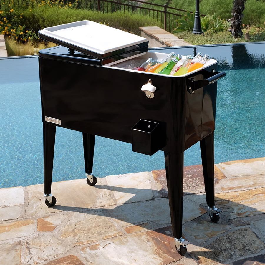 Glacière de patio colorée - Noir