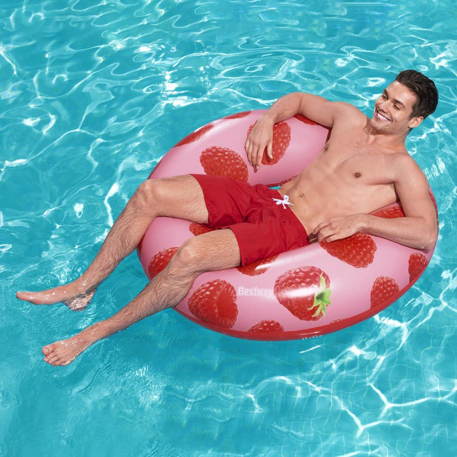 Scentsational raspberry swimming tube