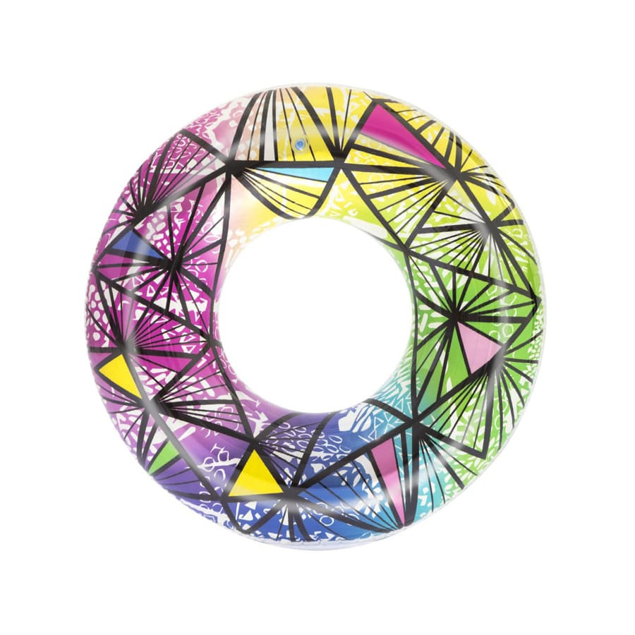 Stained glass swimming tube