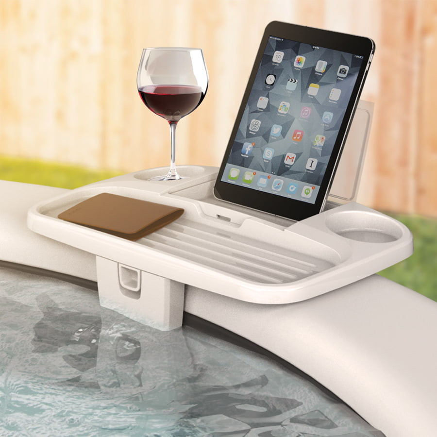 Hot tub tray table - Dark Grey