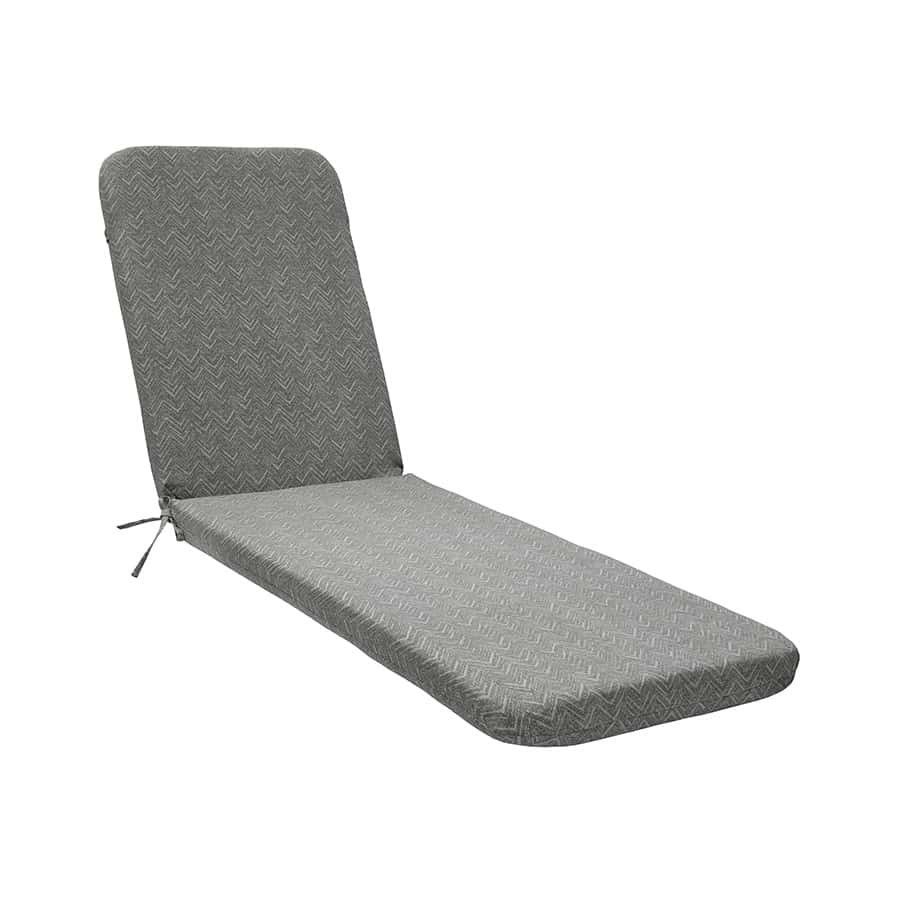 Coussin de chaise longue - Gris chevron