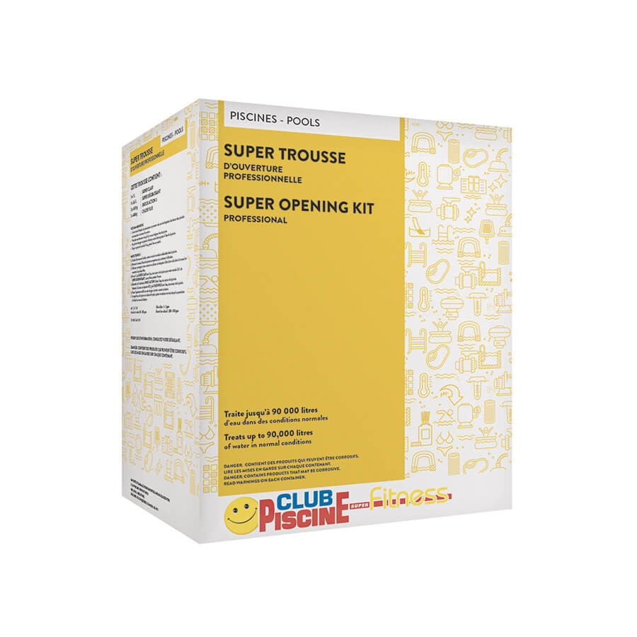 Super trousse d'ouverture professionnelle 90 000 litres