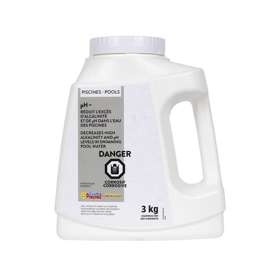 Granule pH (-) for pool