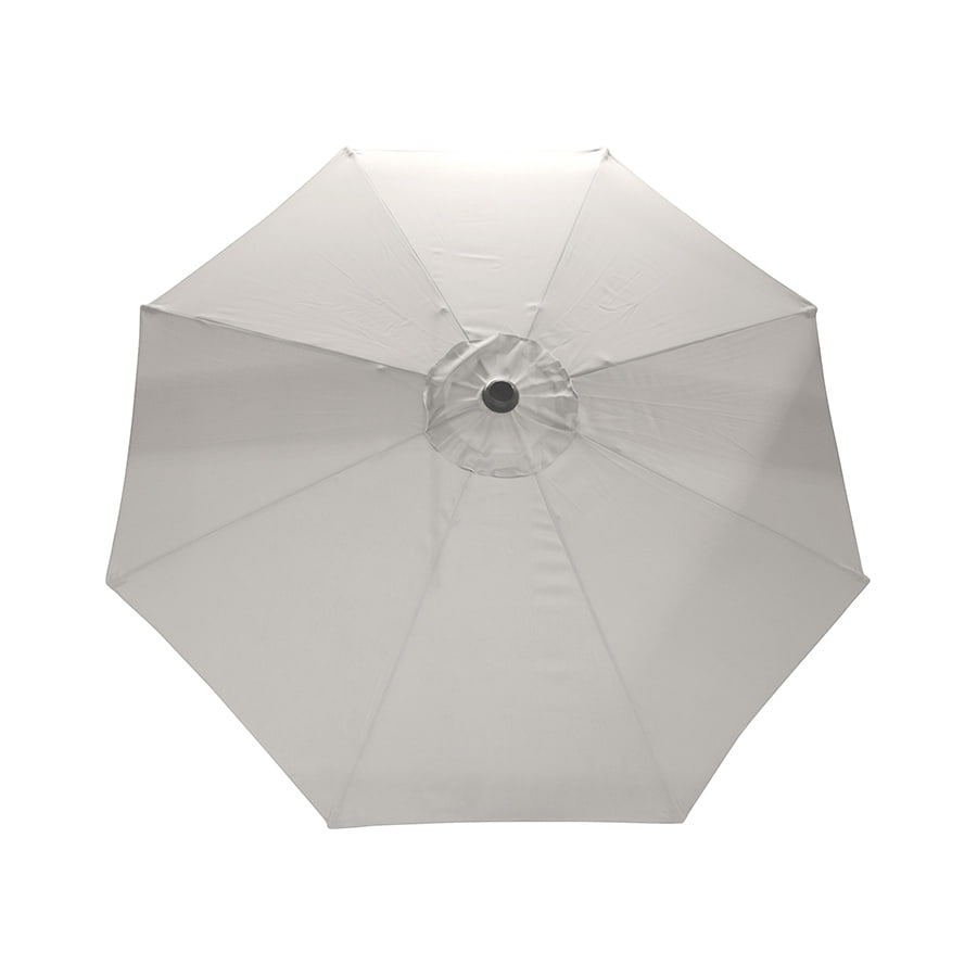 Parasol de marché de 9' Deluxe Sunbrella - Gris argenté