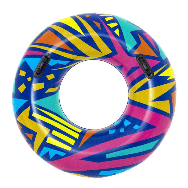 Geometric Swim Ring (Blue)