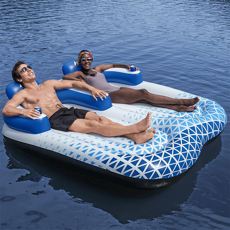 Indigo Wave Double 2-Person Lounger