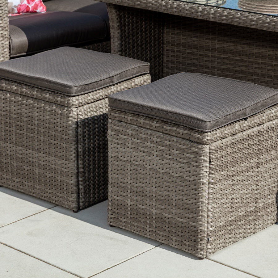 Sectionnel à dîner Valencia - Gris