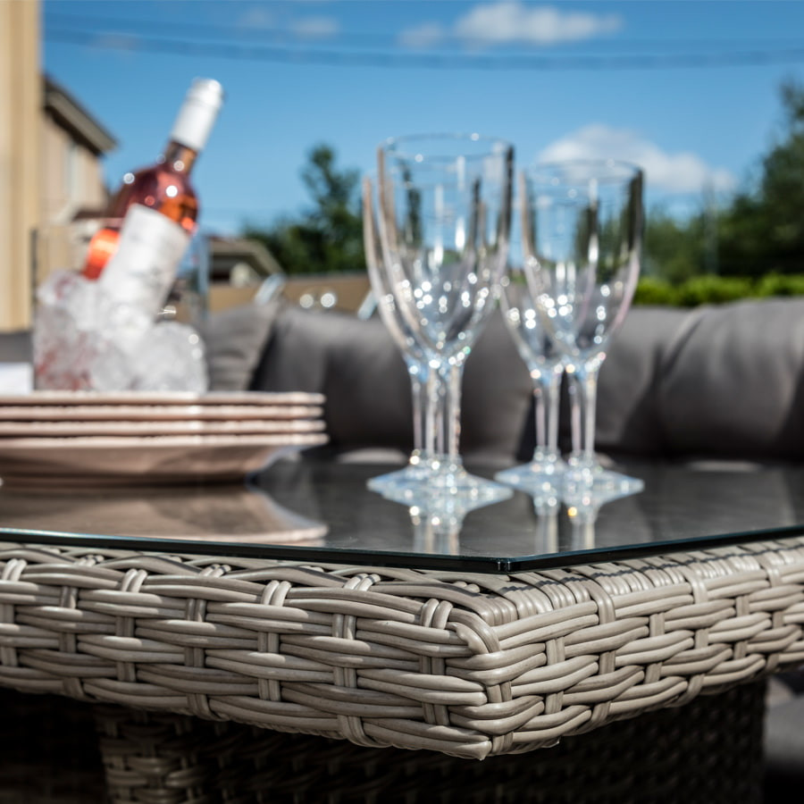 Sectionnel à dîner Valencia - Gris