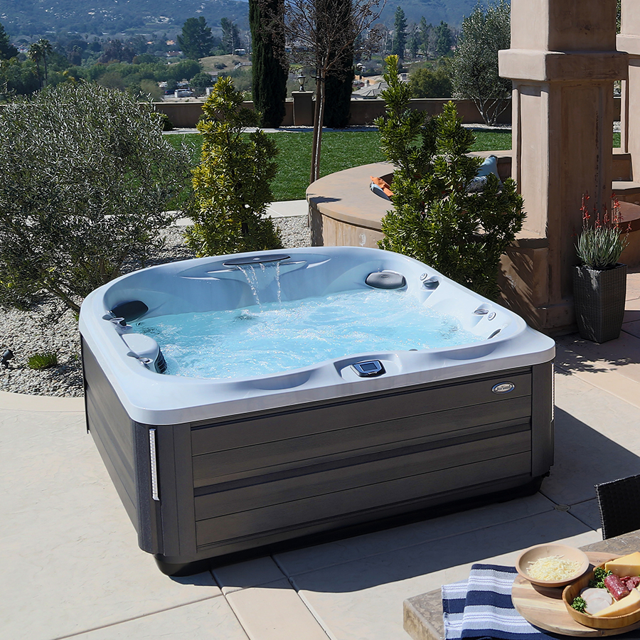 Spa Jacuzzi® J485™ Platinum Smoked Ebony Club Piscine Super Fitness