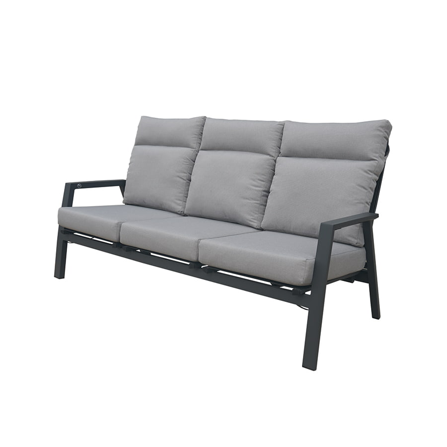 Imperial Club Sofa - Mixed Grey