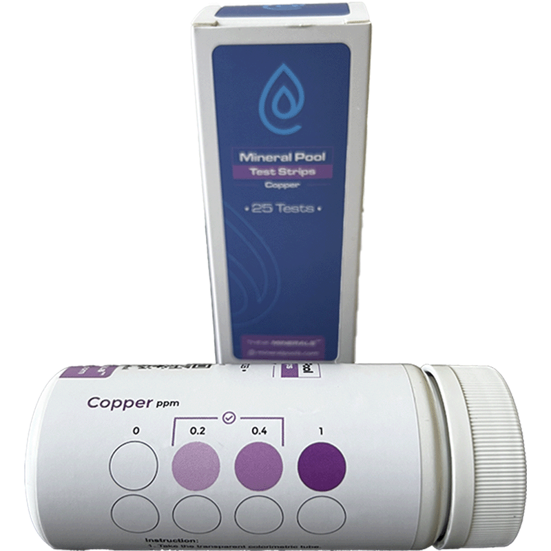 Mineral Pool Copper Test Strips (Bottle of 25) Club Piscine Super Fitness Mineral Pool Copper Test Strips (Bottle of 25) Club Piscine Super Fitness