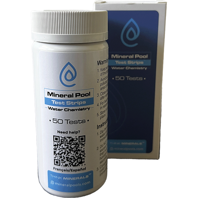 Mineral Pool Water Chemistry Test Strips (Bottle of 50)