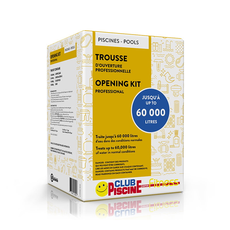 Small professional opening kit 60 000 liters