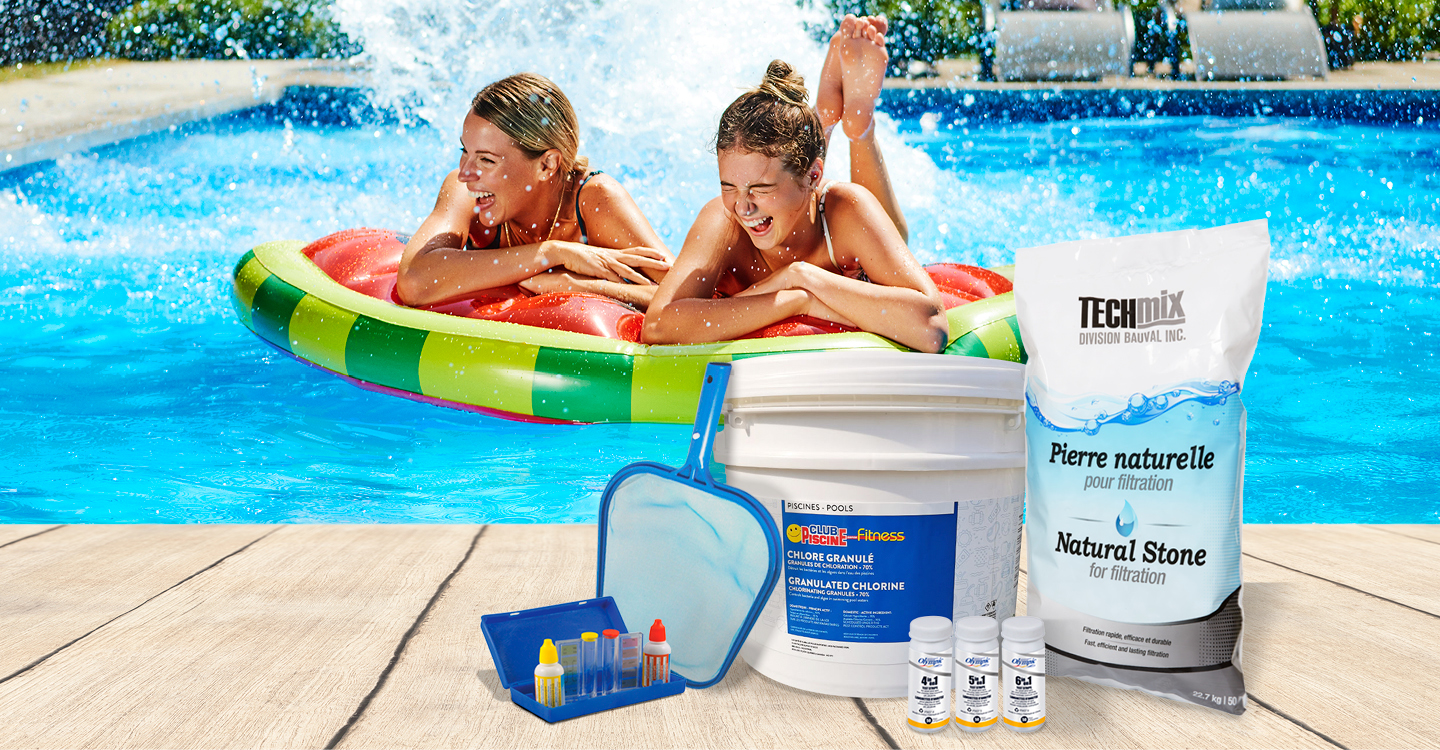 Produits d'ouverture de piscine