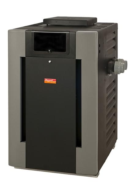 Thermopompe électronique à échangeur cupro-nickel au gaz naturel digital de Raypak de 332 500 BTU