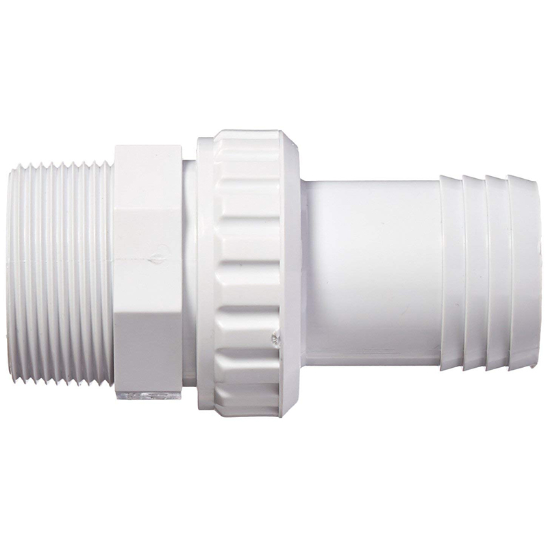 Adaptateur fileté/barré à connexion rapide de 1,5 pouce en ABS