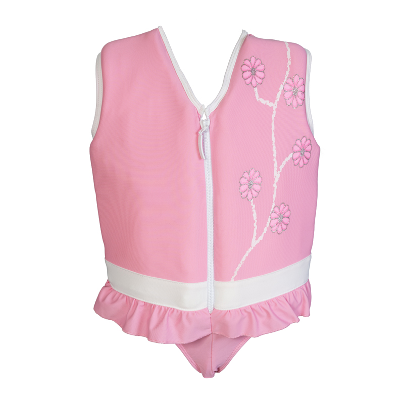 Plouf flower floating swimsuit Girl size 3 Club Piscine Super