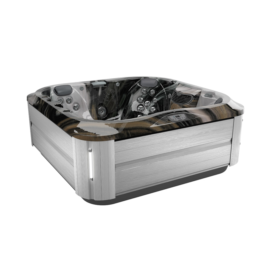 Spa Jacuzzi® J335™ Midnight Brushed Gray Club Piscine Super Fitness