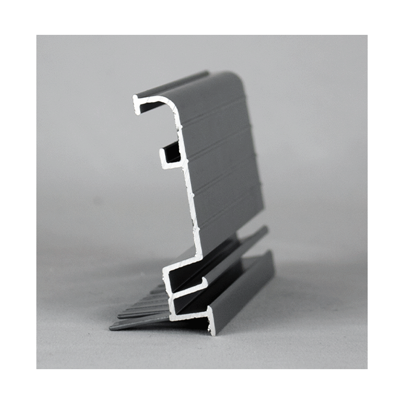 Margelle flexible creusée à double voie grise en sections de 8 pieds