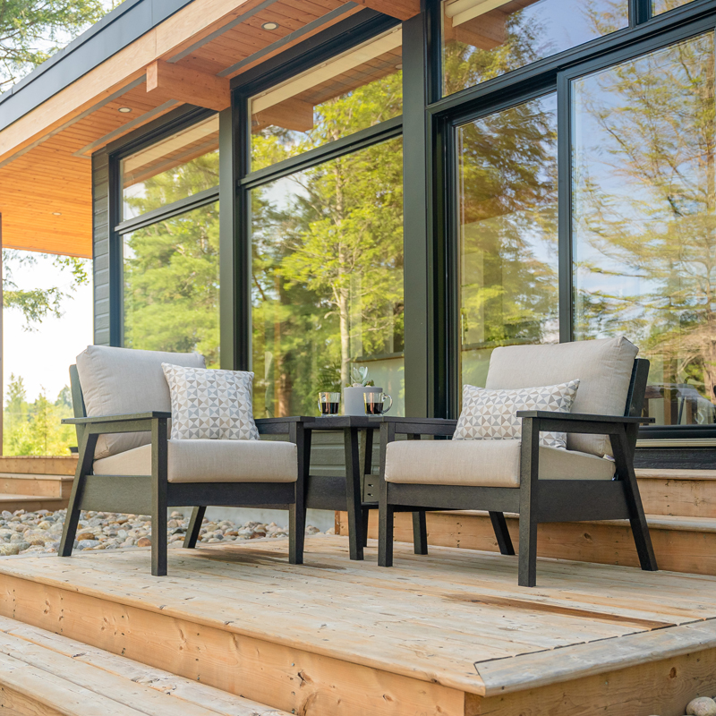 Tofino chair piece frame - Black