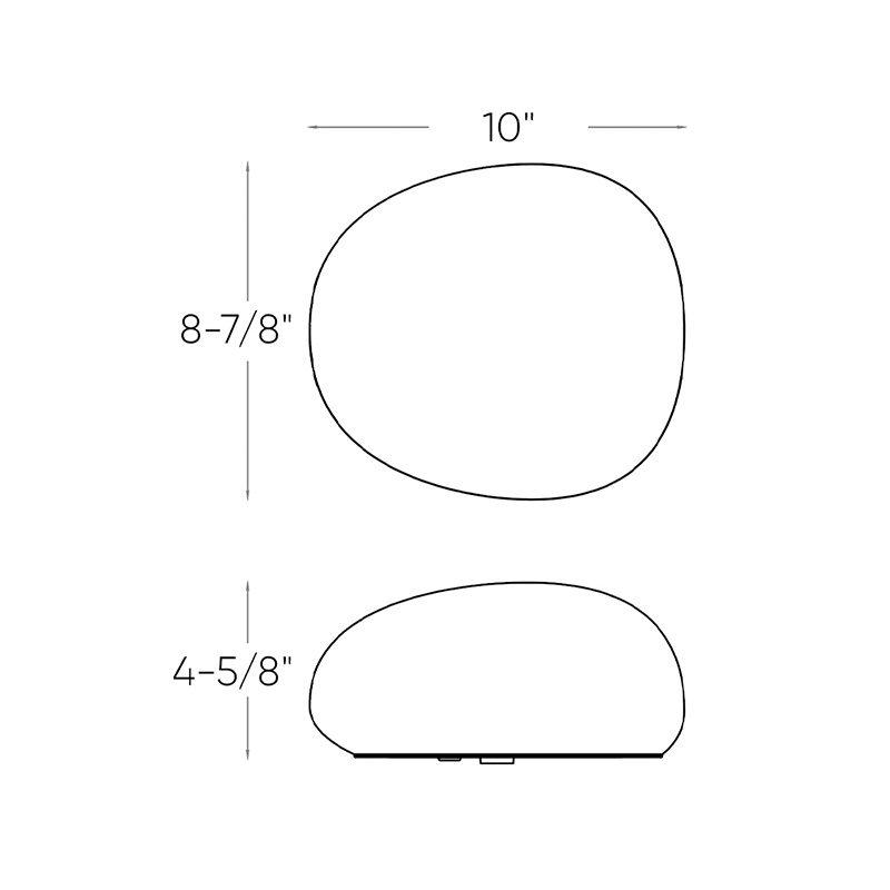 Ensemble de 3 roches lumineuses RVB Kayu