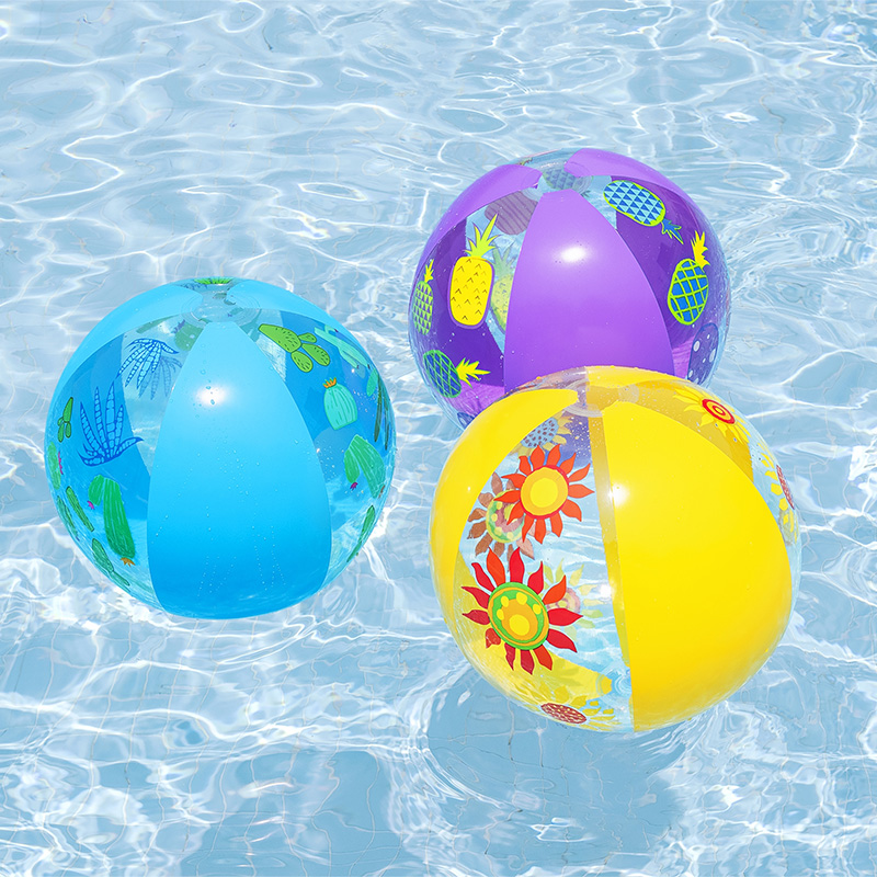 Ballon de plage Groove n Splash - 3 couleurs assorties