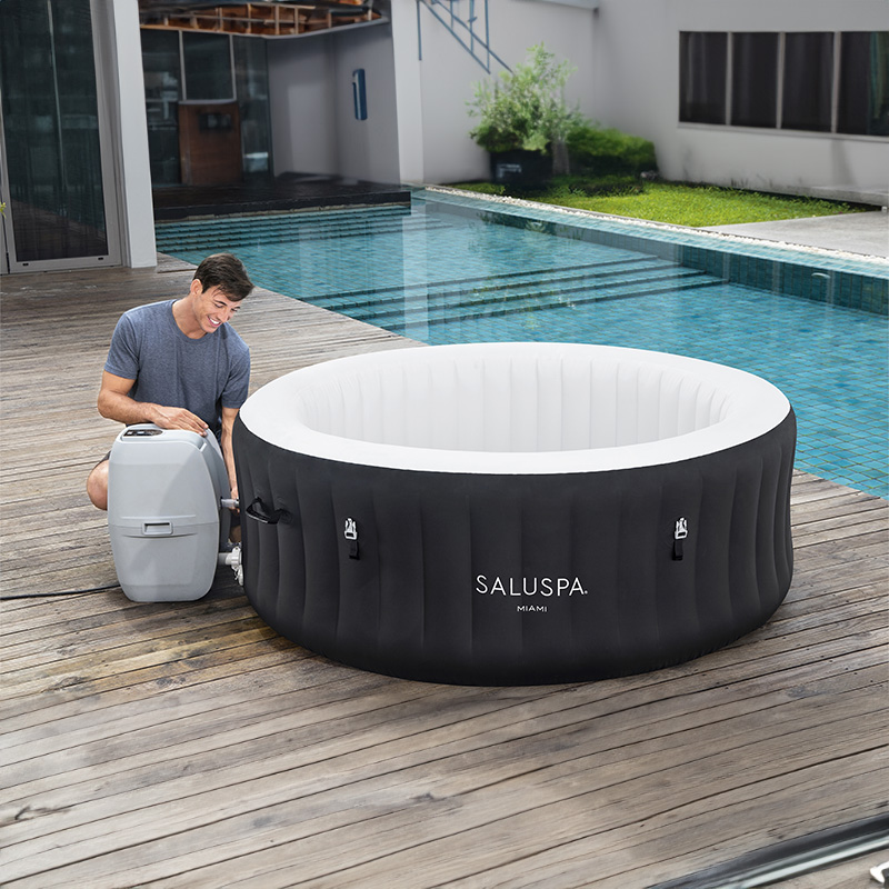 Inflatable Spa  Miami - Black