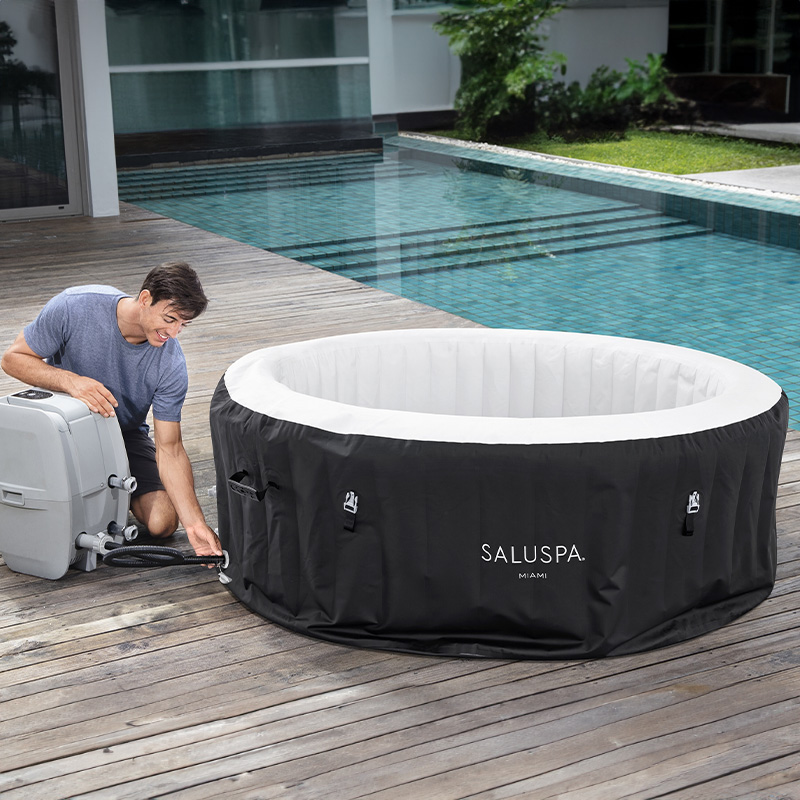 Inflatable Spa  Miami - Black