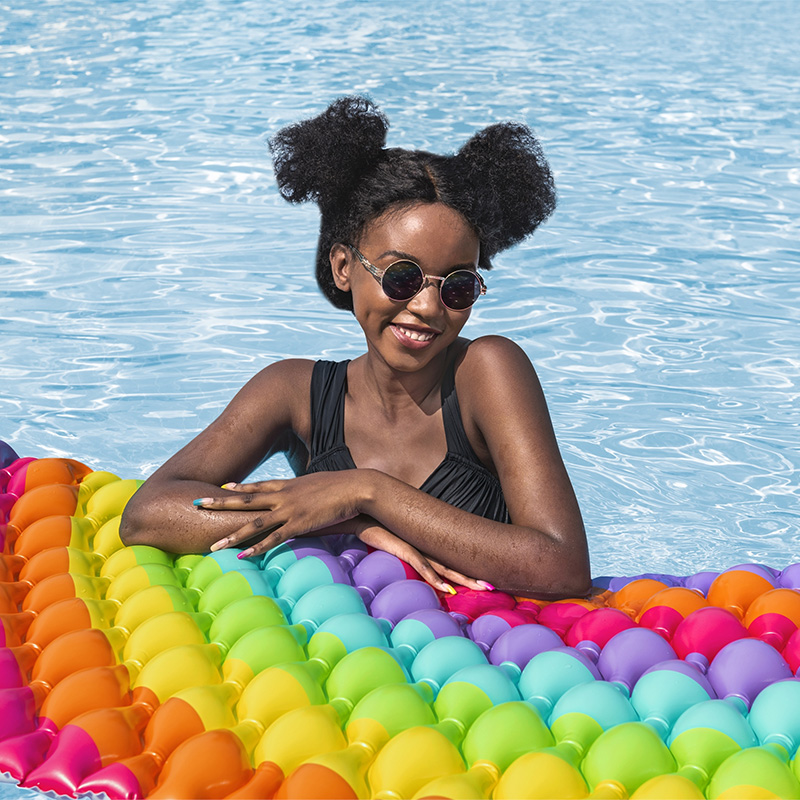 Inflatable mattress - Rainbow Dreams 7'1