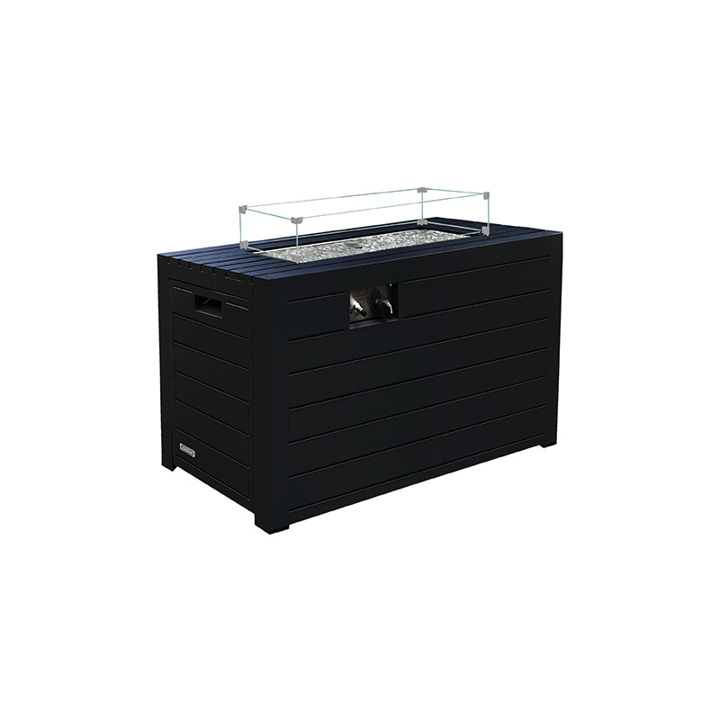 Oasis Outdoor fireplace table - Black 42“ x 20” x 24,6”