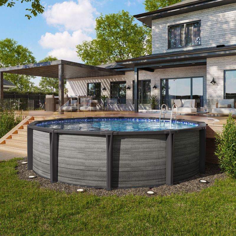 Piscine hors terre Pine Concrete - 24'