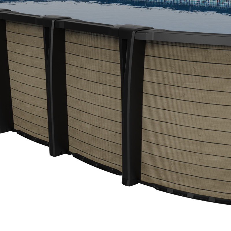 Country above ground pool - 15' x 24' Oval