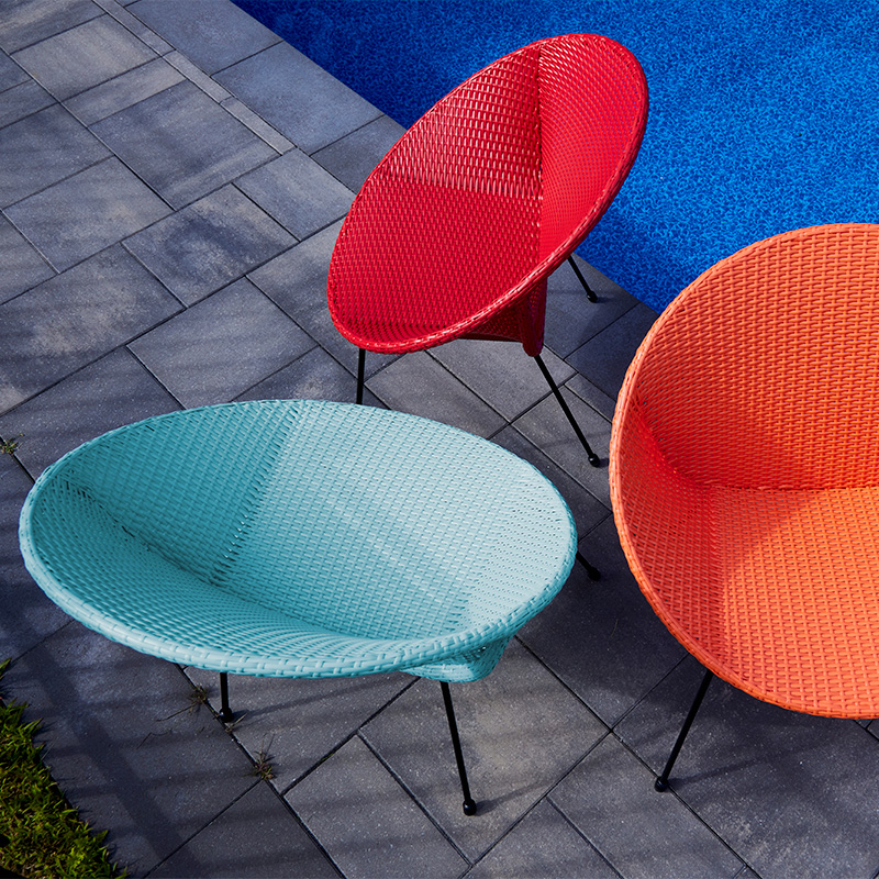 Chaise ronde bistro - Sauge