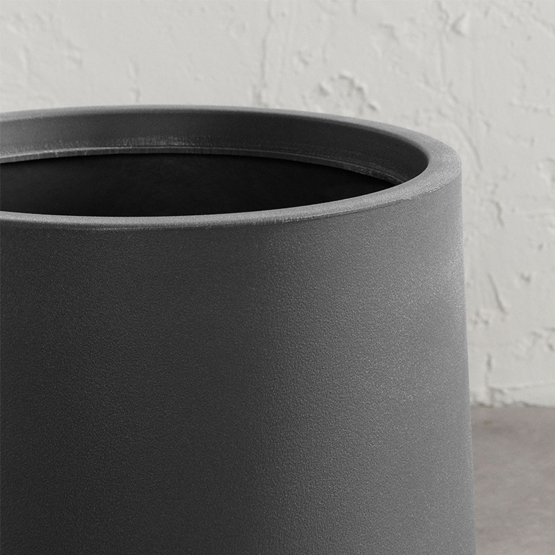 Petit cache-pot Dalya - Gris foncé