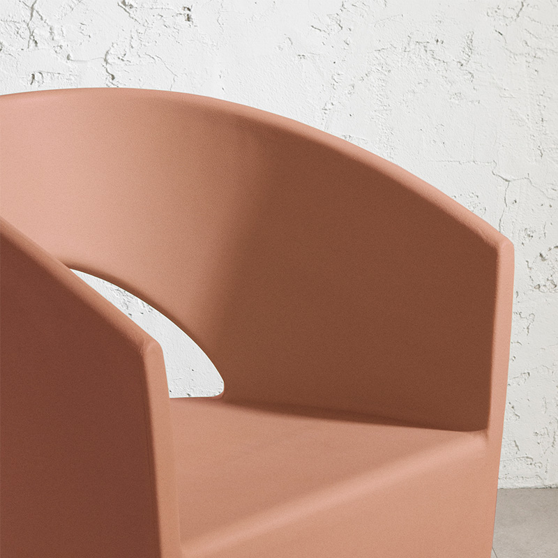 Fauteuil Dalya - Terracotta