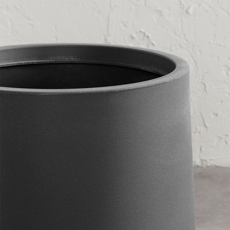 Grand cache-pot Dalya - Gris foncé