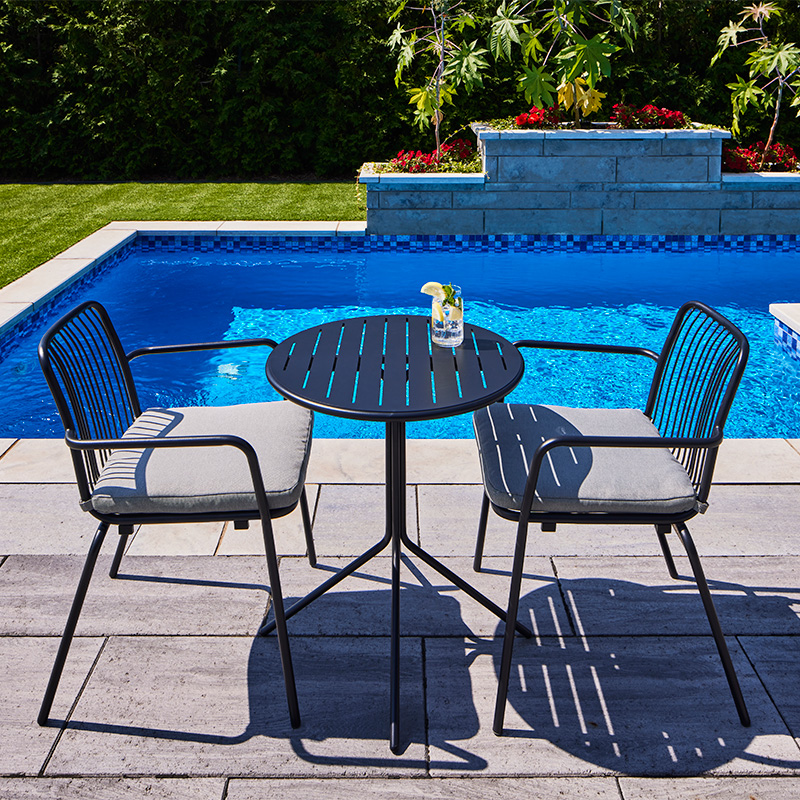 Flores bistro table - Black