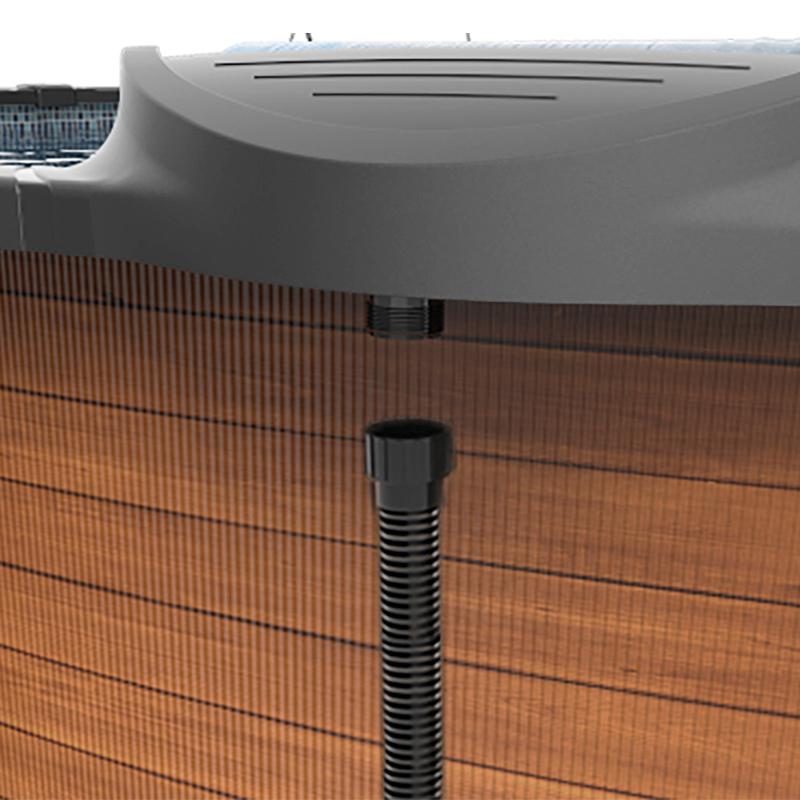 Chute d'eau pour piscine Starfall série platine - Gris