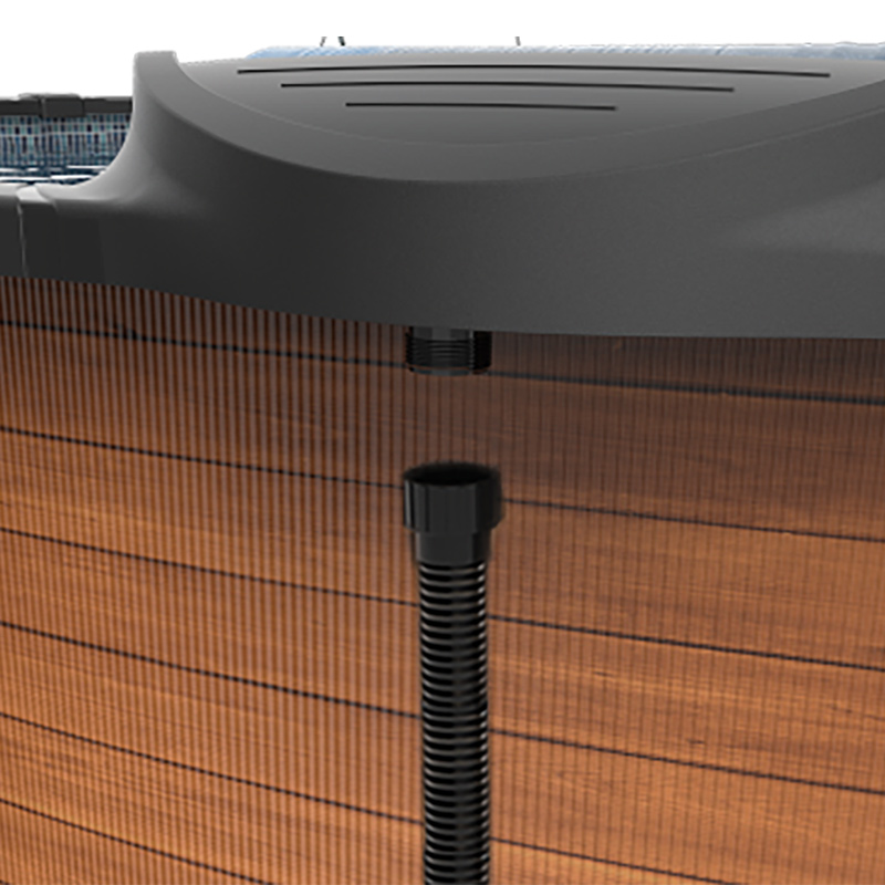 Chute d'eau pour piscine Starfall série platine - Noir