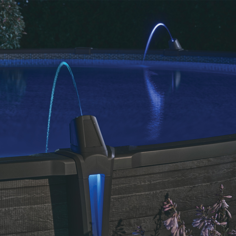 Complete set of 2 StarJets Club Piscine Super Fitness