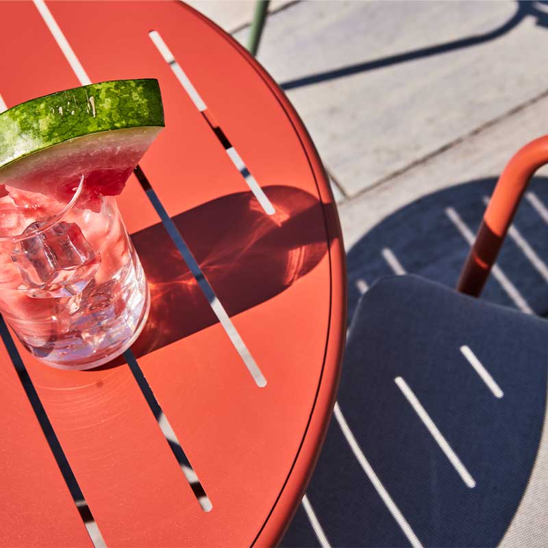 Ensemble bistro Flores - Corail