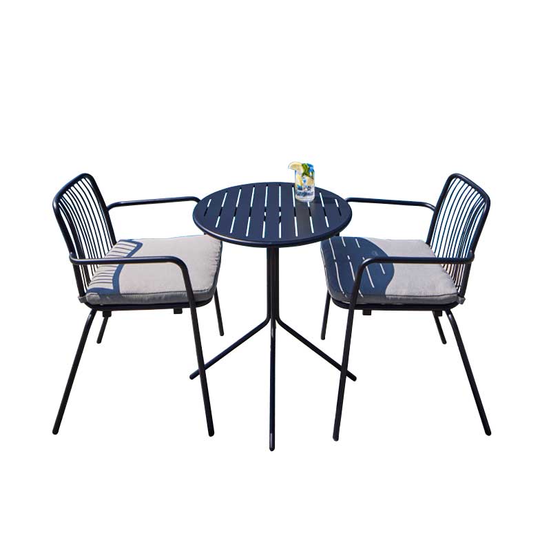 Flores bistro set - Black