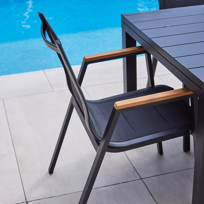 Ensemble à dîner Madeira 6 chaises et table extensible 37