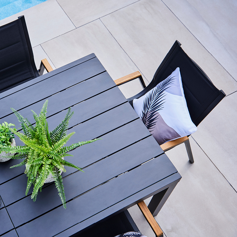 Ensemble à dîner Madeira 6 chaises et table extensible 37