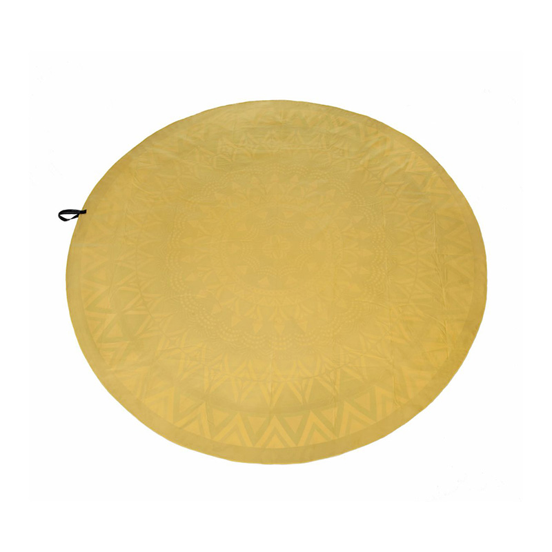 Serviette de plage en microfibre ronde - Mandala