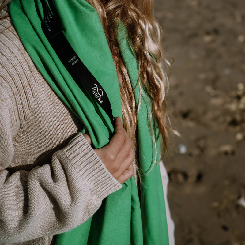 Microfiber beach towel - Green