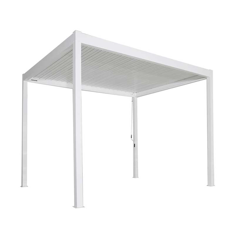 Cosa manual pergola 10' x 10' - White