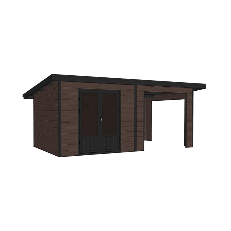 Cabanon Mistral 20' x 10' Cèdre Brun