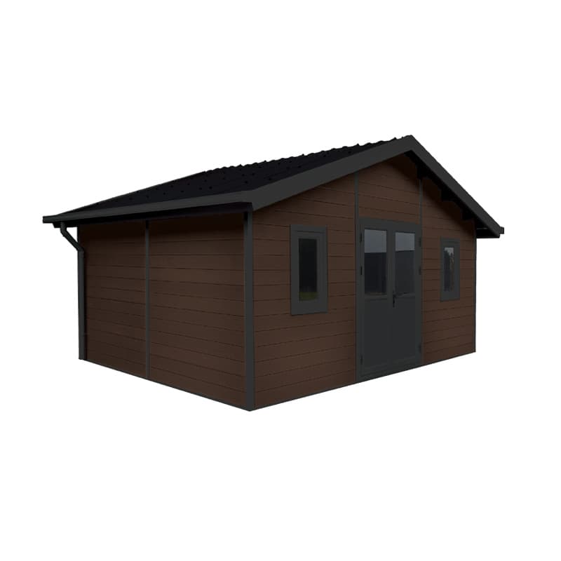 Cabanon Scandinave 16' x 12' Cèdre Brun
