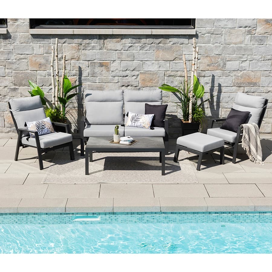 Ensemble conversation Imperial - Gris chamoiré